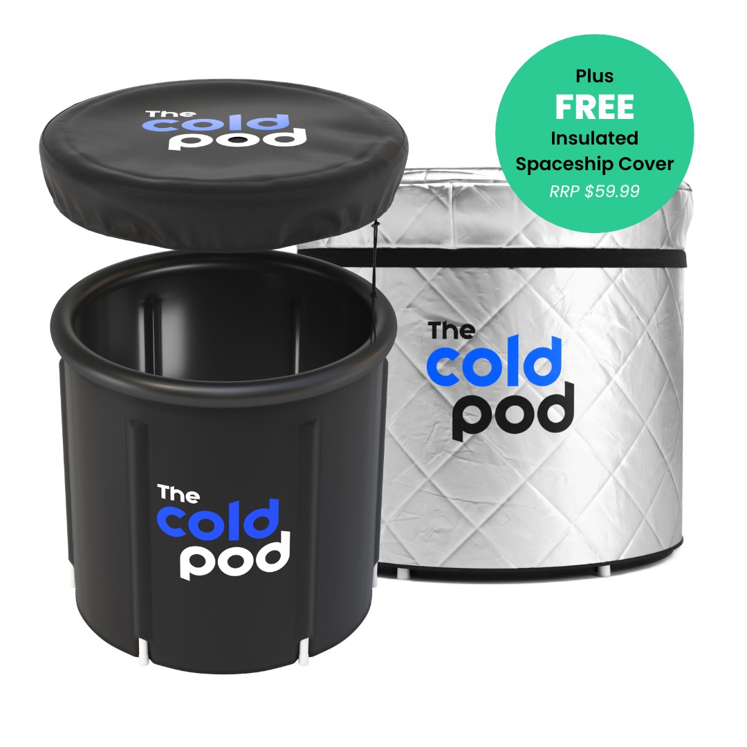 The Cold Pod (Standard) — portable insulated cold plunge pod with cover (official brand image)